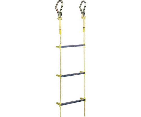 八ツ矢工業 アルミ縄はしご小カギ付 30m 120496 1個（ご注文単位1個）【直送品】