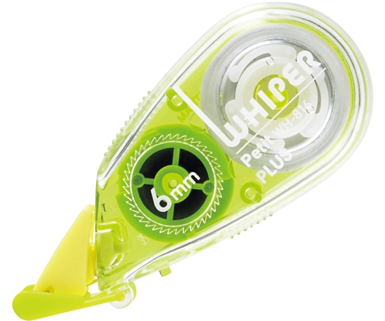 プラス ホワイパープチ 6mm幅 グリーン 3個入 WH-816-3P 1パック(ご注文単位1パック)【直送品】