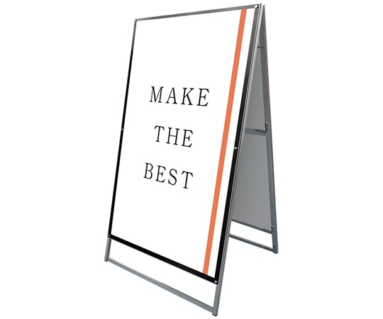 常磐精工 ポスター用スタンド看板 A0両面 ブラック PSSK-A0RB 1台(ご注文単位1台)【直送品】