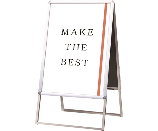 常磐精工 ポスターグリップスタンド看板 屋外用 B1両面 シルバー (防水パック付) BOPGSK-B1RS 1台(ご注文単位1台)【直送品】