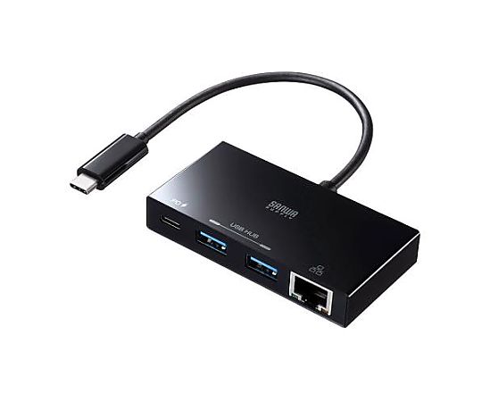 サンワサプライ [2ポート+LAN+USB PD] USB3.0ハブ(Type-C) EA764AD-62 1個(ご注文単位1個)【直送品】