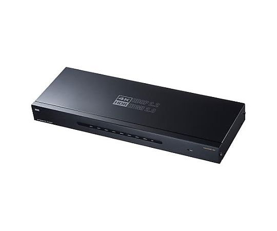 アズワン 4K/60Hz・HDR対応HDMI分配器(8分配) EA764AE-28 1個(ご注文単位1個)【直送品】