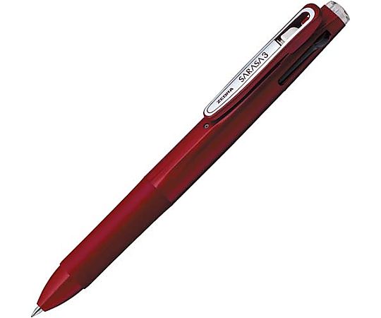 ゼブラ 多色ボールペン サラサ3B 0.5mm 赤軸 J3J2-R 1本(ご注文単位1本)【直送品】