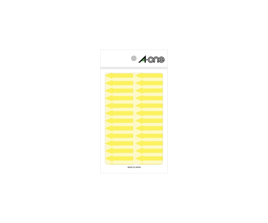 エーワン(A-ONE) 特殊ラベル 蛍光黄 矢印 26面 1パック(4シート入) 08067 1パック(ご注文単位1パック)【直送品】