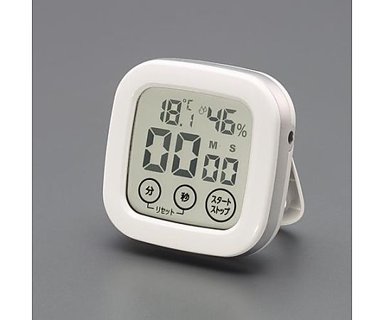 アズワン 70x70x25mm デジタルタイマー(タッチパネル/温湿度計付 EA798C-171 1個(ご注文単位1個)【直送品】