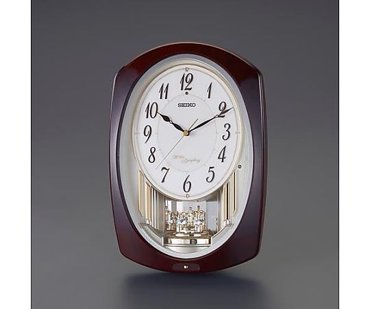 アズワン 254x84x 366mm [電波]掛時計 EA798CC-82A 1個(ご注文単位1個)【直送品】