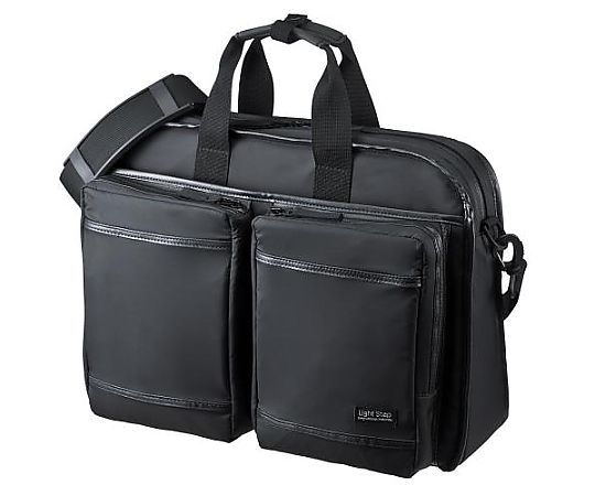 アズワン 420x140x310mm ビジネスバッグ(黒) EA927-95 1個(ご注文単位1個)【直送品】