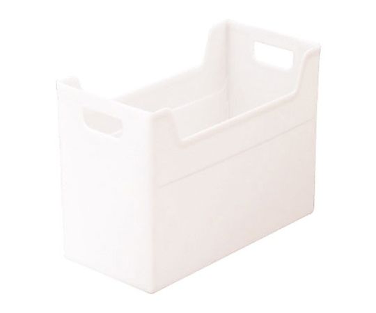 アズワン 162x329x237mm ファイル収納ボックス(ホワイト) EA954TL-47 1個(ご注文単位1個)【直送品】