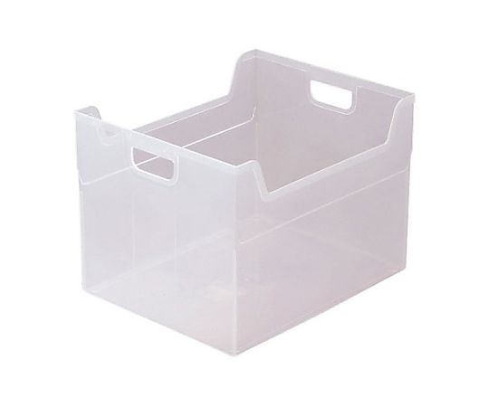 アズワン 263x329x237mm ファイル収納ボックス(クリア) EA954TL-51 1個(ご注文単位1個)【直送品】