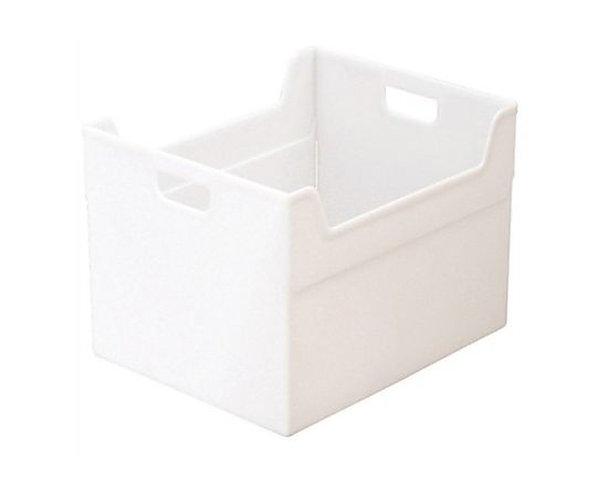 アズワン 263x329x237mm ファイル収納ボックス(ホワイト) EA954TL-52 1個(ご注文単位1個)【直送品】