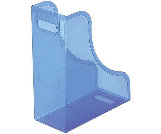 アズワン 119x247x310mm ファイルスタンド(クリアブルー) EA954TL-63 1個(ご注文単位1個)【直送品】