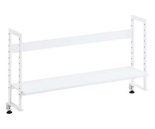 林製作所 デスク周りデスクラック1段W1000スノーホワイト 13-004MH-2 1台(ご注文単位1台)【直送品】