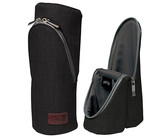 ソニック スマ・スタ カーム 立つペンケース ブラック FD-1607-D 1個(ご注文単位1個)【直送品】