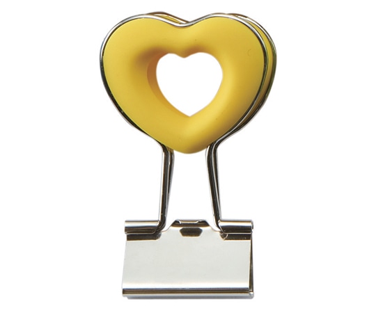 ベロス ハートクリップ イエロー DCH-2YE 1個(ご注文単位1個)【直送品】