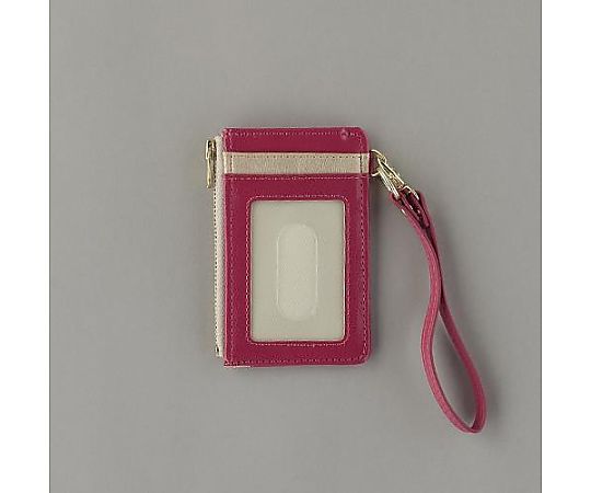 アズワン カードホルダー(ストラップ付/レッド) EA956VA-612 1個(ご注文単位1個)【直送品】