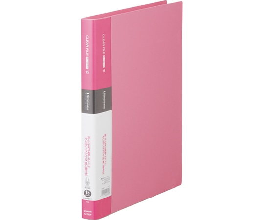 キングジム シンプリーズ クリアーF 差替式 15 ピンク 138SP 1冊(ご注文単位1冊)【直送品】