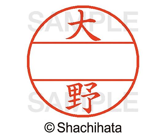 シヤチハタ データーネームEX15号 マスター部 既製 大野 XGL-15M-00513 1個(ご注文単位1個)【直送品】