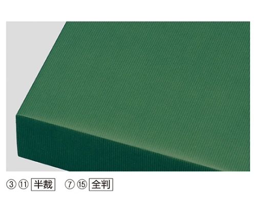 ストア・エキスプレス 包装紙 筋入クラフト 全判 グリーン 入数500枚 61-279-7-15 1セット（ご注文単位1セット）【直送品】