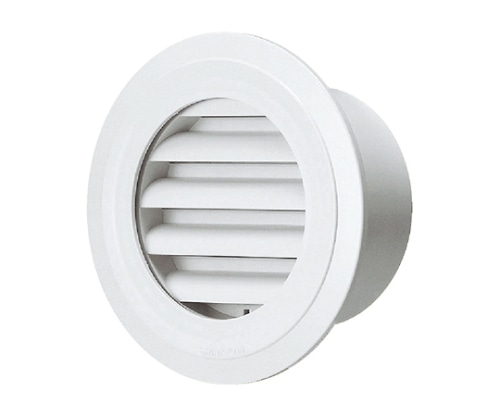 神栄ホームクリエイト 丸型ガラリ・レジスター (クーラーキャップ兼用) シルバーホワイト SGM-100NC 1個(ご注文単位1個)【直送品】