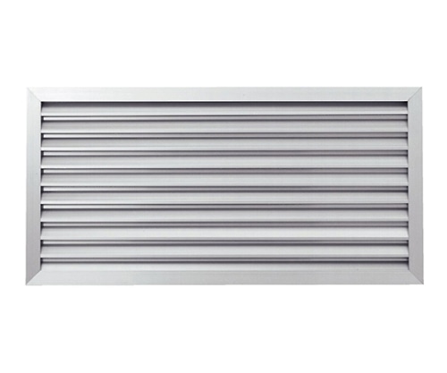 神栄ホームクリエイト 扉用ガラリ シルバー SK-DA-150x300 1個(ご注文単位1個)【直送品】