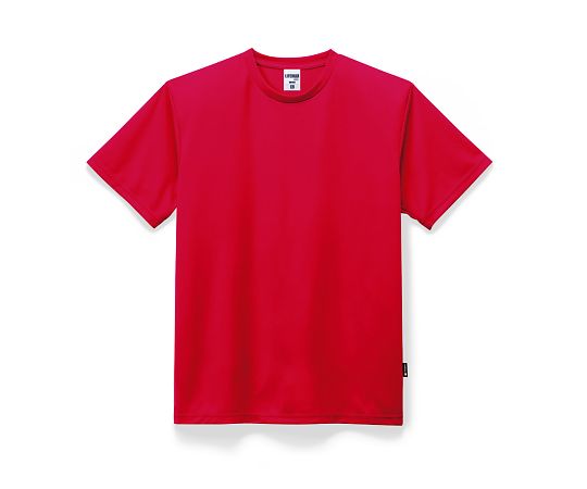 LIFEMAX 4.3オンスドライTシャツ(ポリジン加工) レッド L MS1154-3 L 1枚（ご注文単位1枚）【直送品】