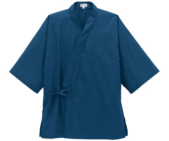 ボンマックス 作務衣(上衣) ブルー 4L FJ0712U 1枚（ご注文単位1枚）【直送品】