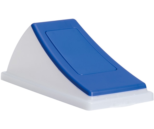 テラモト エコン ダストボックス #30半透明 蓋 ブルー 一般ゴミ用 プッシュ DS-220-502-3 1台(ご注文単位1台)【直送品】