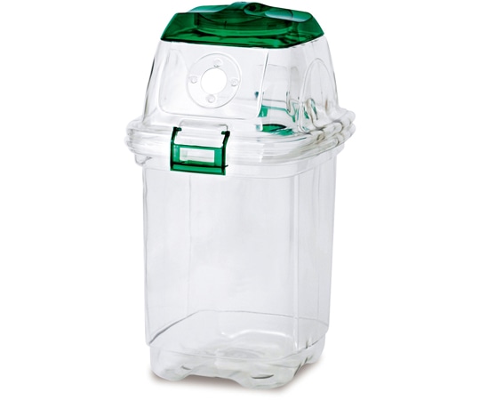 テラモト 透明エコダスター #35 ペットボトルキャップ用 グリーン DS-459-035-0 1台(ご注文単位1台)【直送品】