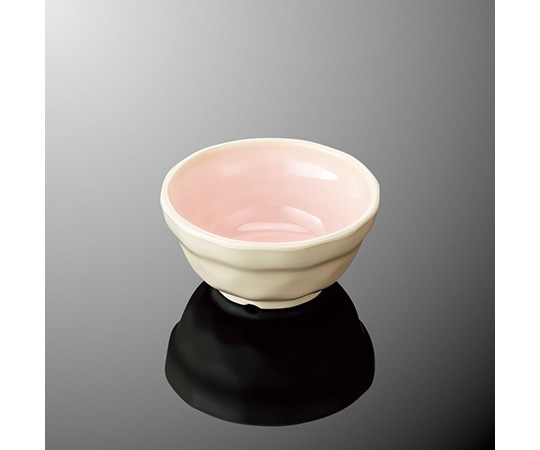 国際化工 丸深小鉢 小 乳白/ピンクC G 119-IPC 1個（ご注文単位1個）【直送品】