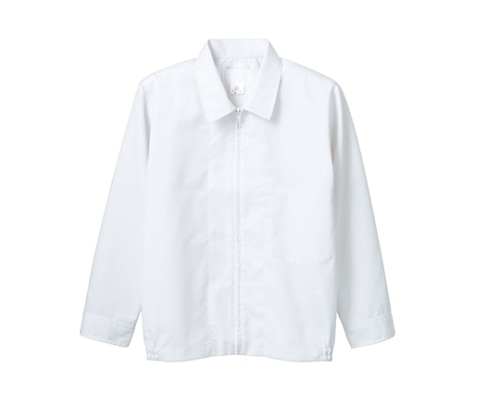 住商モンブラン ジャンパー 男女兼用 長袖 白 8-601 LL 1枚（ご注文単位1枚）【直送品】