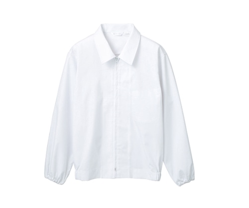 住商モンブラン ジャンパー 男女兼用 長袖 白 8-711 LL 1枚（ご注文単位1枚）【直送品】