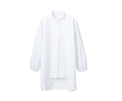 住商モンブラン ブルゾン 男女兼用 長袖 白 8-723 L 1枚（ご注文単位1枚）【直送品】