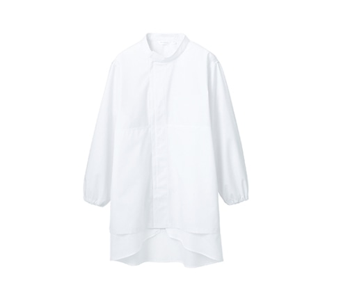 住商モンブラン ブルゾン 男女兼用 長袖 白 8-731 L 1枚（ご注文単位1枚）【直送品】