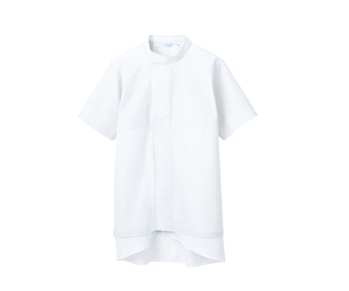 住商モンブラン ブルゾン 男女兼用 半袖 白 8-732 LL 1枚（ご注文単位1枚）【直送品】