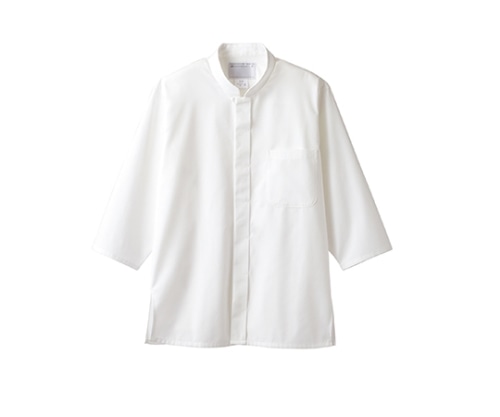 住商モンブラン 調理シャツ 男女兼用 7分袖 オフ白 2-231 L 1枚（ご注文単位1枚）【直送品】
