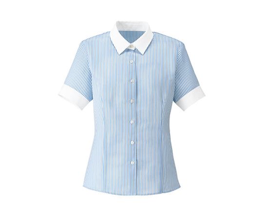 BON 半袖ブラウス サックス 17G RB4555-6 17G 1枚（ご注文単位1枚）【直送品】