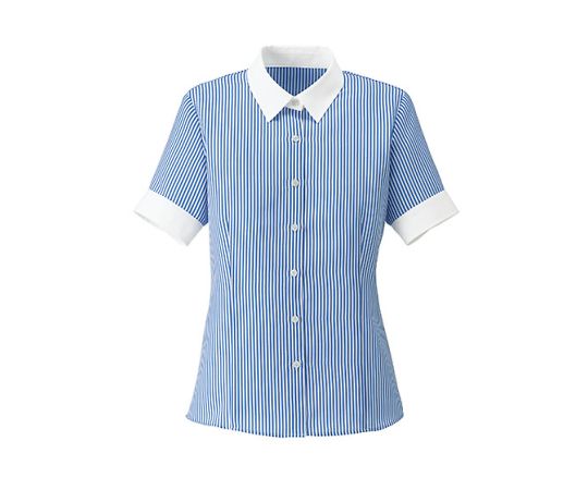 BON 半袖ブラウス ブルー 11G RB4555-7 11G 1枚（ご注文単位1枚）【直送品】