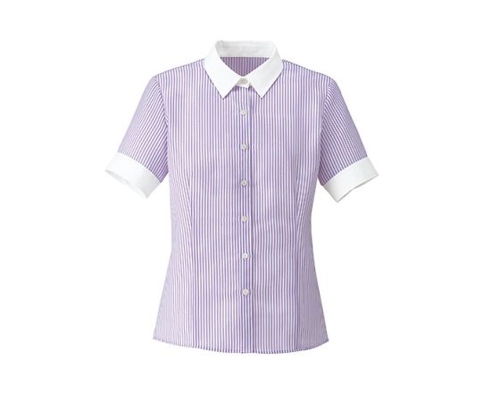 BON 半袖ブラウス パープル 17G RB4555-14 17G 1枚（ご注文単位1枚）【直送品】