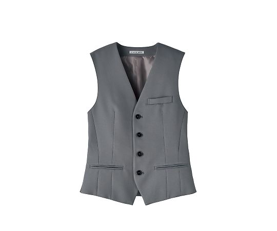 FACE メンズベスト グレー 5L FV1012M-2 5L 1枚（ご注文単位1枚）【直送品】