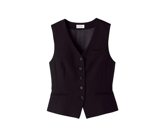 FACEスーツ レディスベスト ブラック 7G FV1300L-16 7G 1枚（ご注文単位1枚）【直送品】