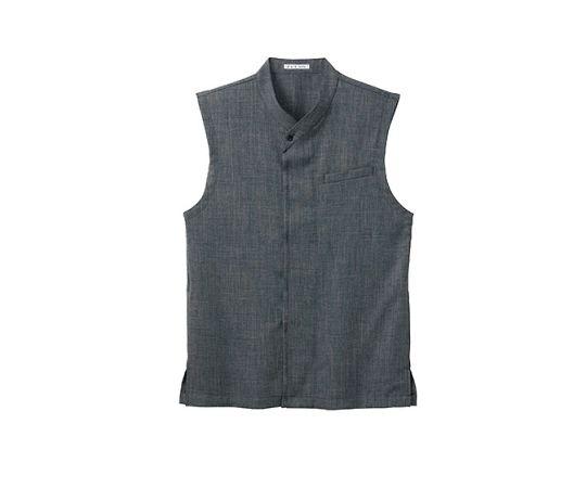 FACE ユニセックス和ベスト ブルーグレー 3L FV1702U-6 3L 1枚(ご注文単位1枚)【直送品】