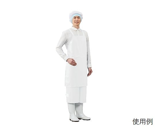 ワコウ マイティクロスRエプロン ニューセパレート L ホワイト E1007-0-L 1枚（ご注文単位1枚）【直送品】
