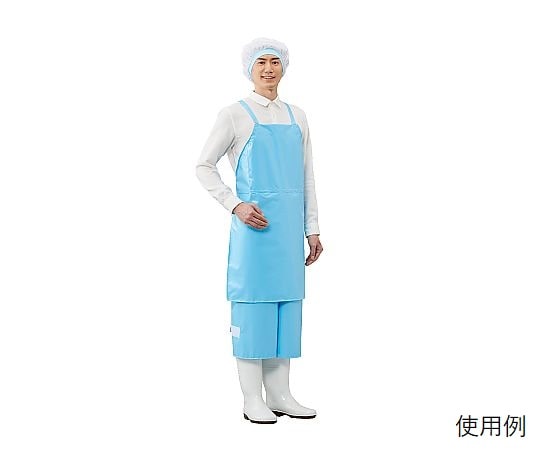 ワコウ マイティクロスRエプロン ニューセパレート L ブルー E1007-1-L 1枚（ご注文単位1枚）【直送品】