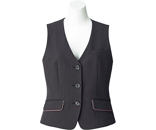 ボンマックス ベスト リゲル グレイ×ピンク 9号 HW1253A-12-9 1着（ご注文単位1着）【直送品】