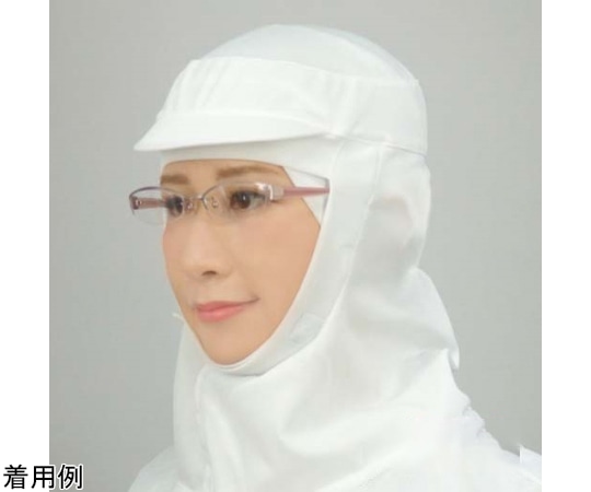 日本フィットフード フィットフード エポックメイキングバージョン ツバ付き ホワイト LL 30枚入 FH450WLL 1箱(ご注文単位1箱)【直送品】