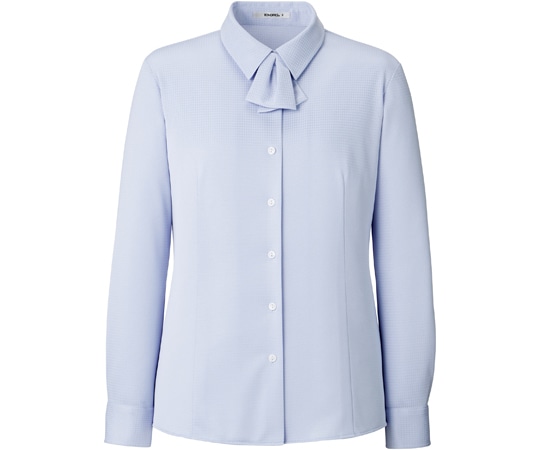 ボンマックス 長袖ブラウス ブルー 13G RB4171-6 13G 1枚（ご注文単位1枚）【直送品】