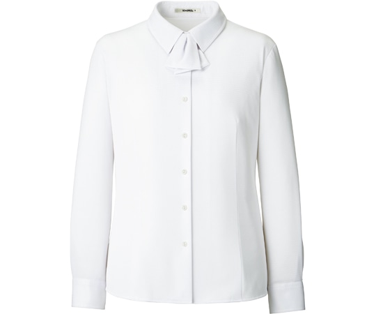 ボンマックス 長袖ブラウス ホワイト 19G RB4171-15 19G 1枚（ご注文単位1枚）【直送品】