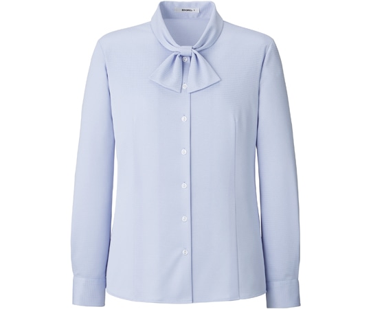 ボンマックス 長袖ブラウス ブルー 19G RB4172-6 19G 1枚（ご注文単位1枚）【直送品】