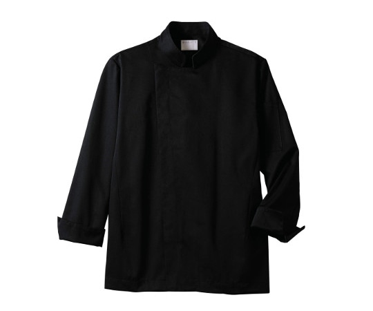 住商モンブラン コックコート 兼用 長袖 黒 SS 6-1003 1枚（ご注文単位1枚）【直送品】