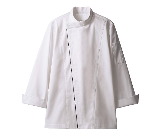 住商モンブラン コックコート 兼用 長袖 白/黒 M 6-1051 1枚（ご注文単位1枚）【直送品】